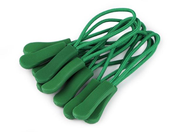 Zipper Schlaufe/ Reißverschlussanhänger Grasgrün